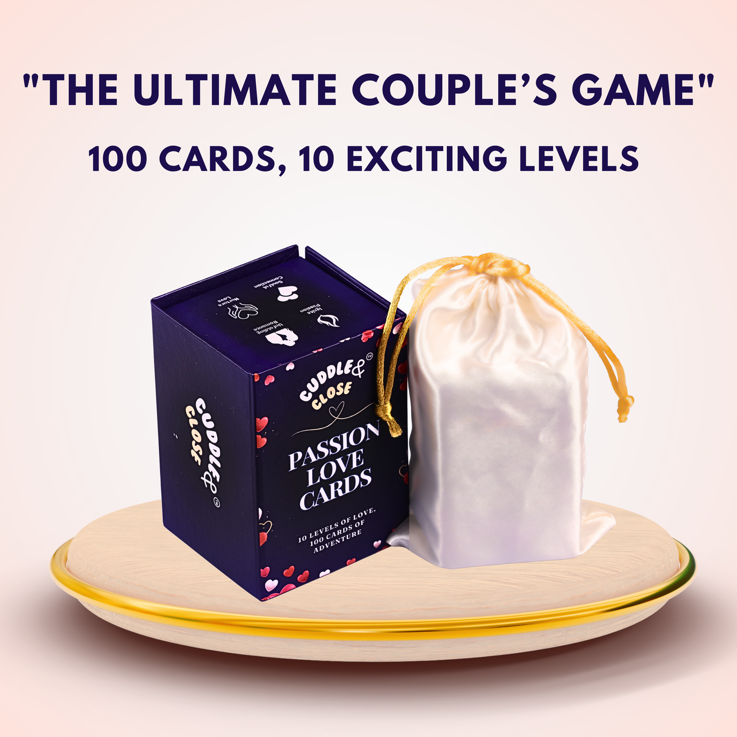 Passion Love Card Game For Couples | 100 Cards, 10 Levels | Romantic Couples Game for Date Nights & Fun